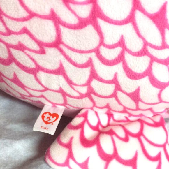 Ty Squish a Boos Pinky Owl Plush Stuffed Squishy Medium 10" - Picture 3 of 3